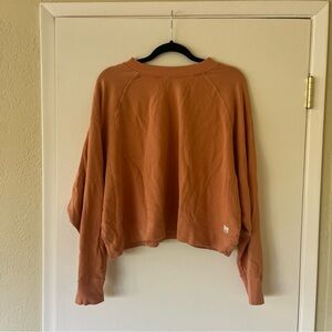 Vuori burnt orange crew neck